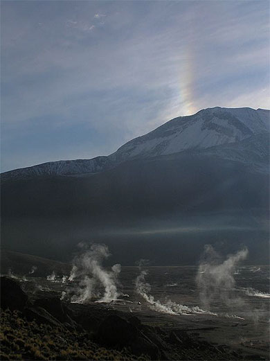 Aph�lie au Geyser del Tatio