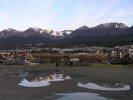 Reflets au port d'Ushuaia