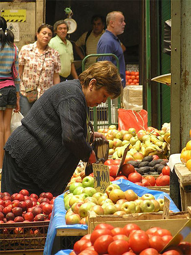 March� couvert de Valparaiso