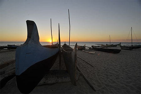 Coucher de soleil � Anakao