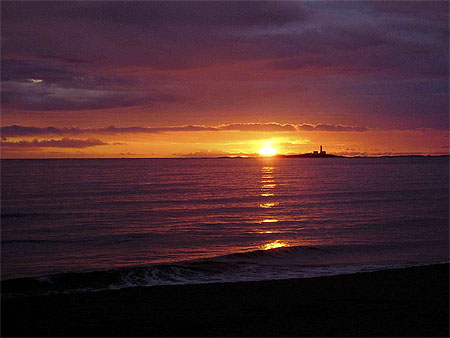Coucher de soleil sur Orrestranda