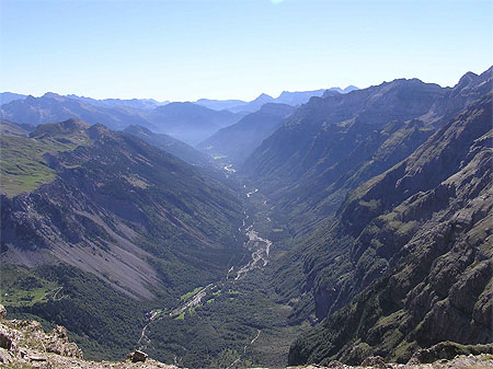 Vall�e de Pineta vue depuis la France