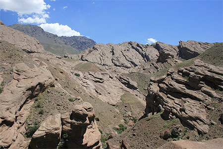 Paysage de la montagne iranienne