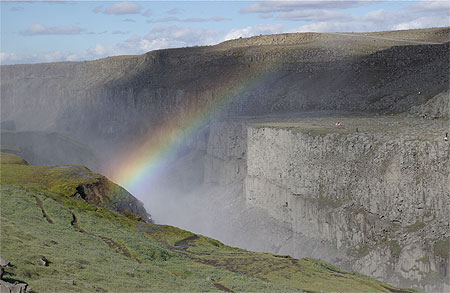 Arc-en-ciel sur Dettifoss
