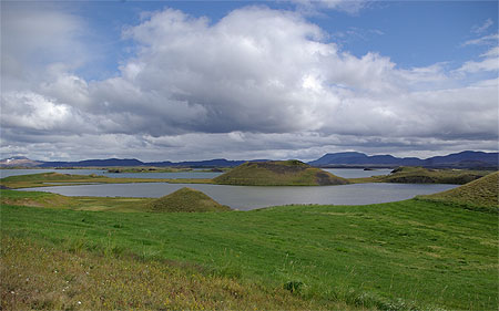 Pseudo-crat�res sur Myvatn