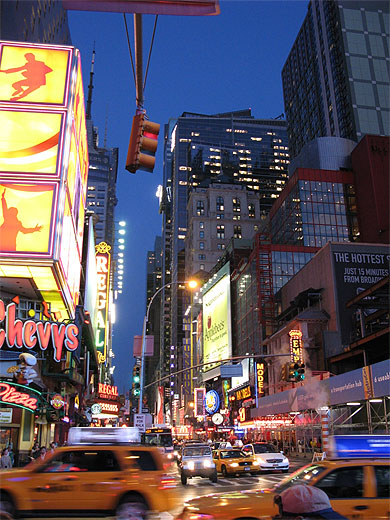 Lumi�res de la nuit � New York