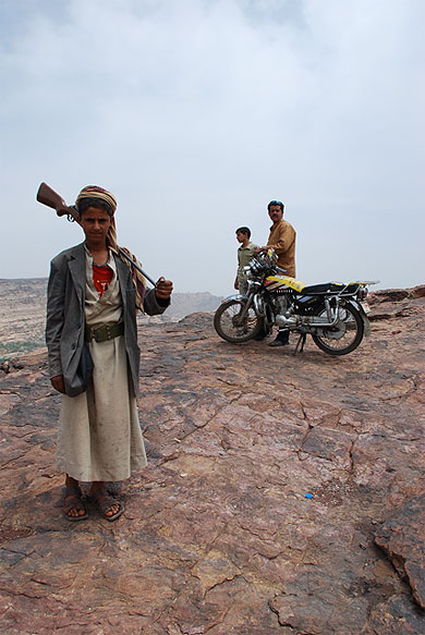 Y�m�nites pr�s du wadi Dahr