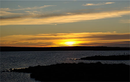 Coucher de soleil nordique