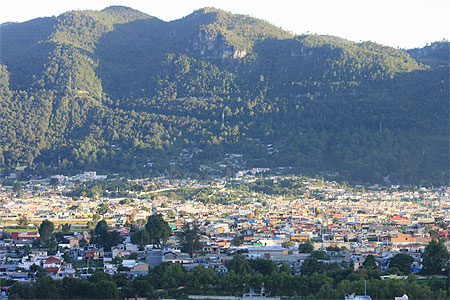 Vue en hauteur de la ville de San Crist�bal de las casas