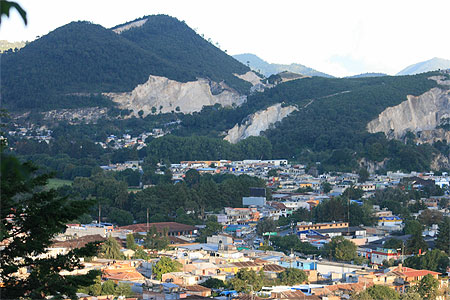Vue en hauteur de la ville de San Crist�bal de las casas