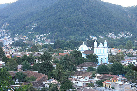 Vue en hauteur de la ville de San Crist�bal de las casas