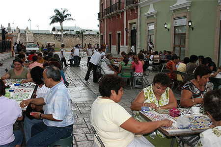 Loto dans les rues de Campeche