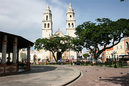 La cath�drale de Campeche