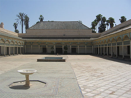 Marrakech, Palais de la Bahia.