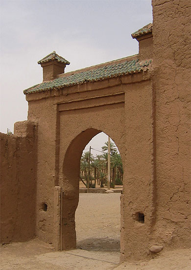 Maroc, A�t Benhaddou, village de terre aux environs de Ouarzazate