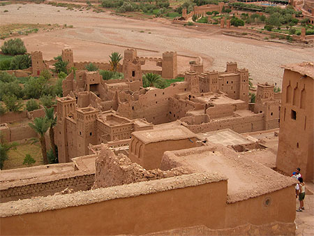 Maroc, A�t Benhaddou, village de terre aux environs de Ouarzazate