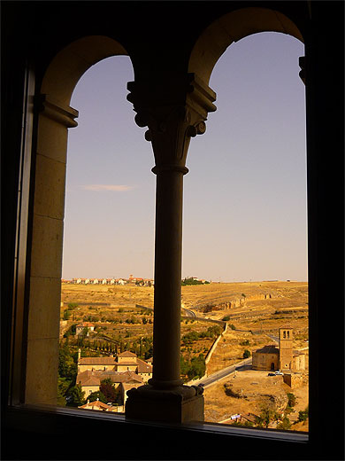 Vue sur le paysage depuis l'Alcazar