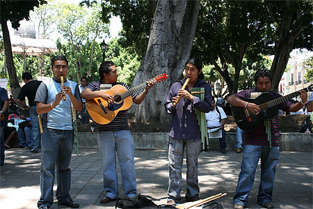Dans les rues de Oaxaca