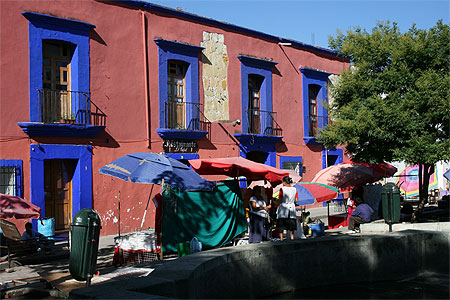 Dans les rues de Oaxaca