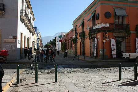 Dans les rues de Oaxaca