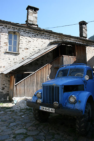 Camion bleu 