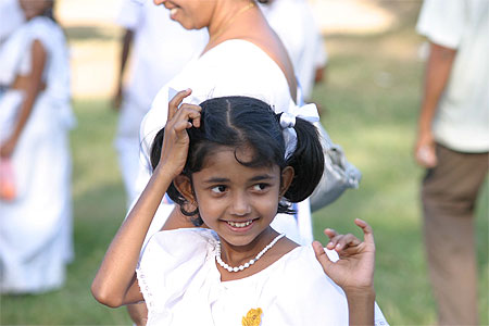 Fillette sri lankaise