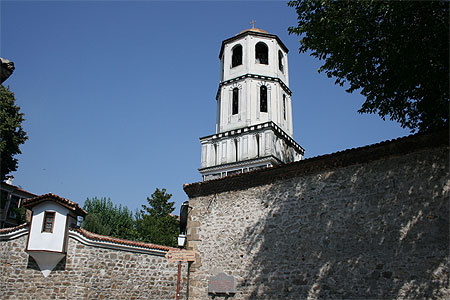 Le clocher de l'�glise Saint-Constantin-et-Sainte-H�l�ne