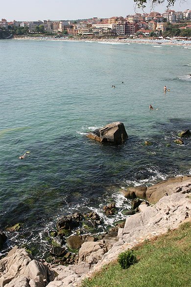 Vue sur le nouveau Sozopol
