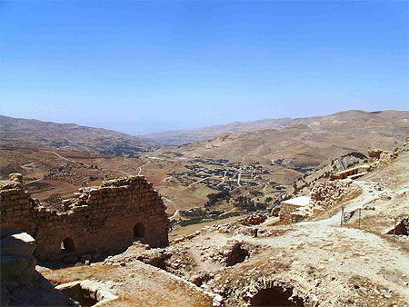 Vue du ch�teau de Kerak