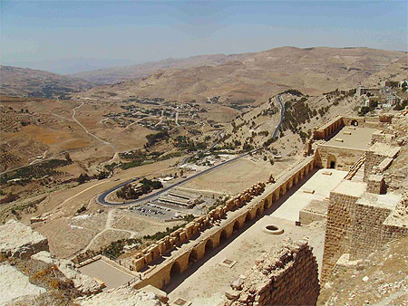 Vue du ch�teau de Kerak