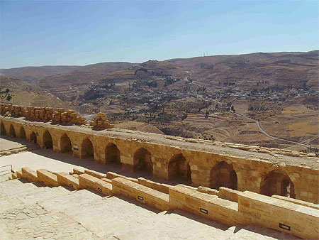 Vue du ch�teau de Kerak