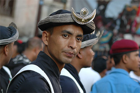 Ancienne arm�e � la F�te de KUMARI