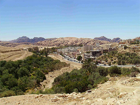 Les montagnes de Petra