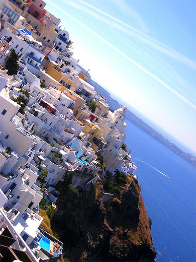 Thira, la ville des amoureux