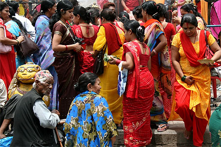 Sc�ne de vie � Kathmandu