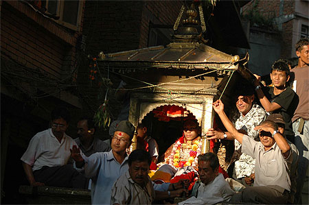 Chariot � la F�te de KUMARI