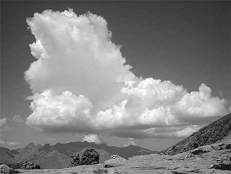 Arriv�e de l'orage