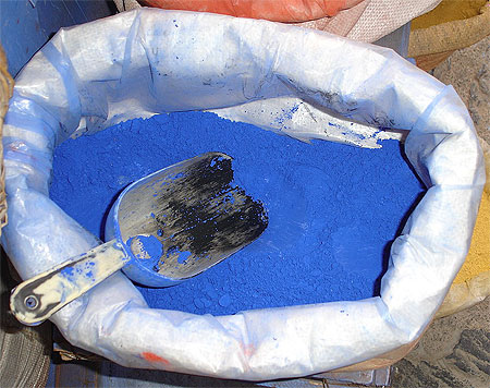 Colorant bleu � Chefchaouen