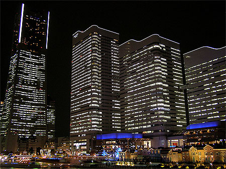 Yokohama - La tour Landmark et ses petites soeurs