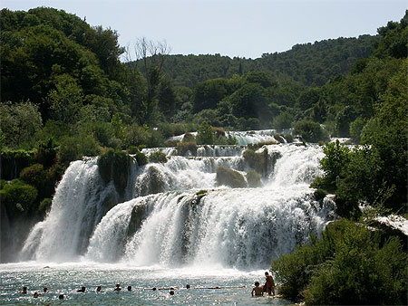 Cascade au Parc Naturel de Krka