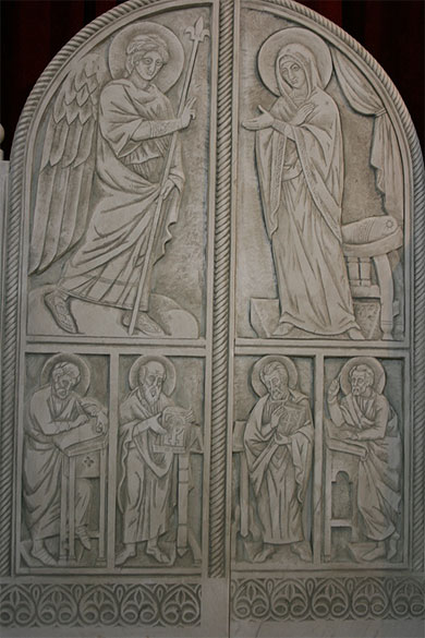 Int�rieur de l'�glise des quarante Martyrs