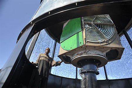 Gardien de phare � la pointe Sud de Madagascar