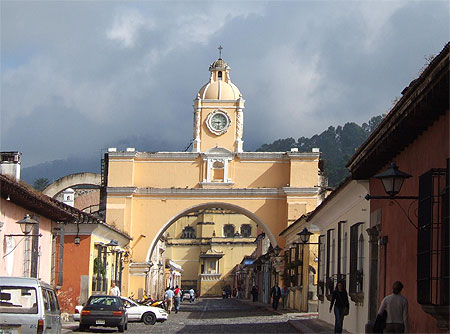 Rue principale d'Antigua