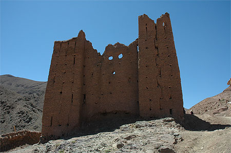 Kasbah en ruines