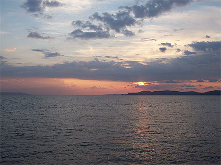 Lever de soleil sur Porquerolles