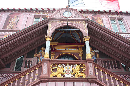 Mulhouse - H�tel de Ville - D�tail
