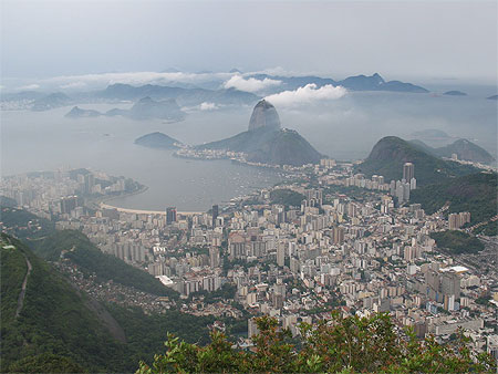 Rio de Janeiro par temps couvert
