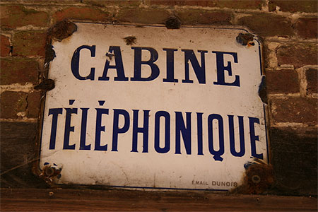 Cabine t�l�phonique