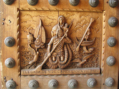 Panneaux de porte, cath�drale de Copacabana