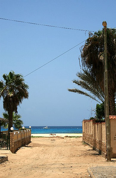 Vue de la plage